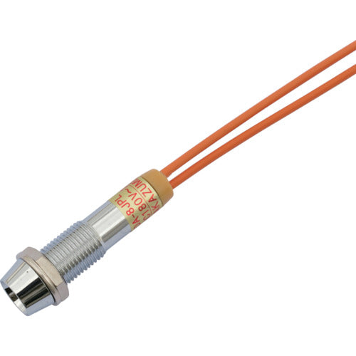 사카즈메 LED 표시등 DA-8JPL (AC/DC200V 접속) Φ8 주황색 DA-8JPL-AC/DC200V-O 1개