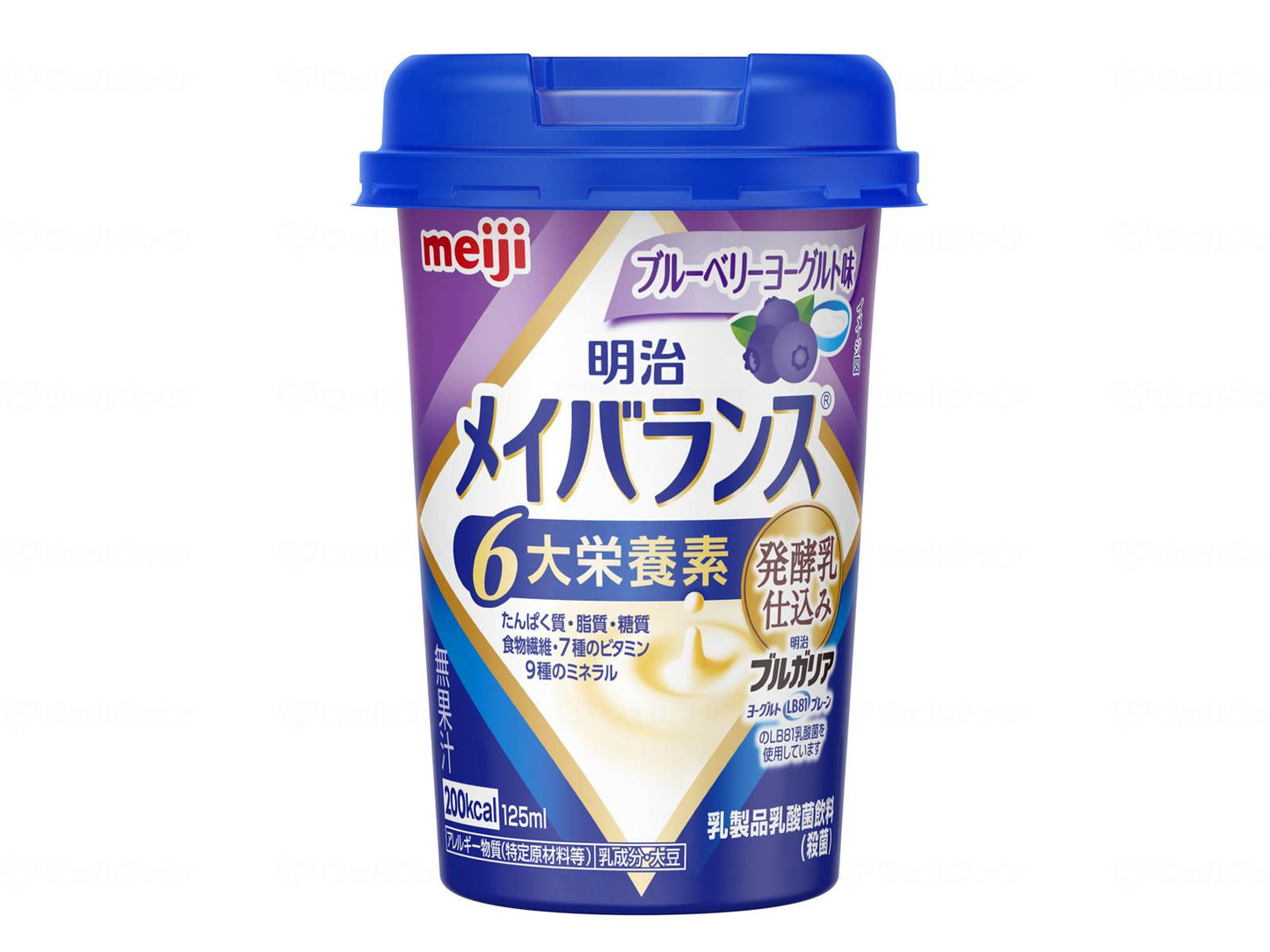 明治メイバランスMiniカップ ボール(12個) ブルーベリーヨーグルト味