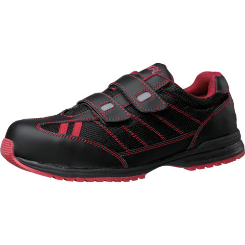Midori Anzen Ultra-lightweight sneakers with toe cap WPT-115 Black x Red 26cm WPT-115-BK/RD-26.0 1 pair