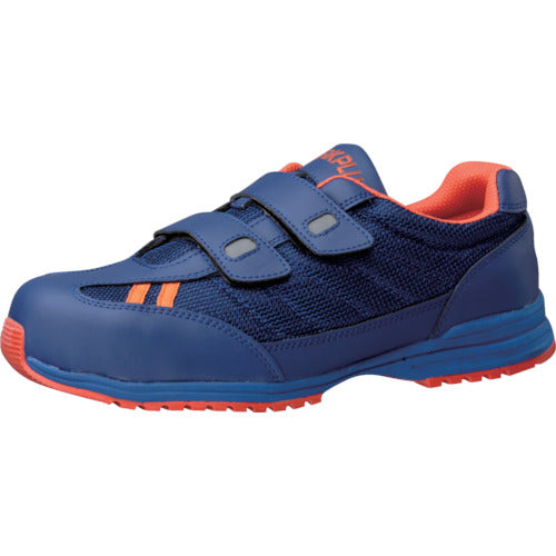 미도리 안전 초경량 선심입 스니커 WPT-115 블루×오렌지 26.5 cm WPT-115-BL/OR-26.5 1 다리