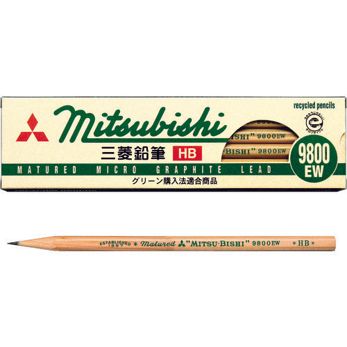 uni Recycled Pencil K9800EWHB K9800EWHB 1 box