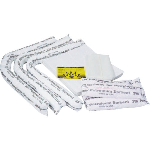 3M Emergency Oil Disposal Kit Oil Spill Kit Refill Set (1 Set) O/S/K KAE 1 S