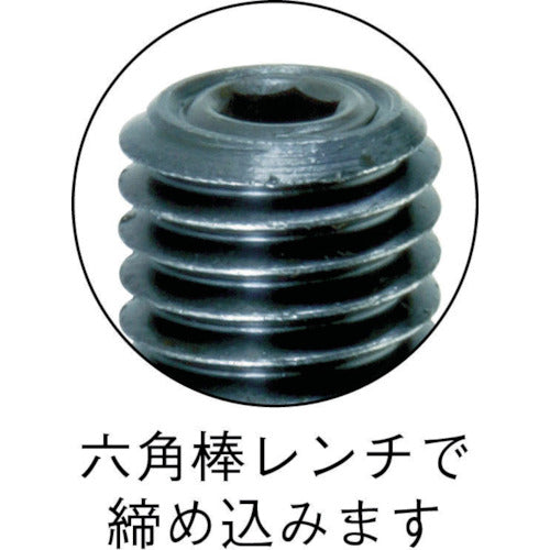 TRUSCO Hexagonal Socket Spring Plunger M6 Steel Pin T6PN 1 pc