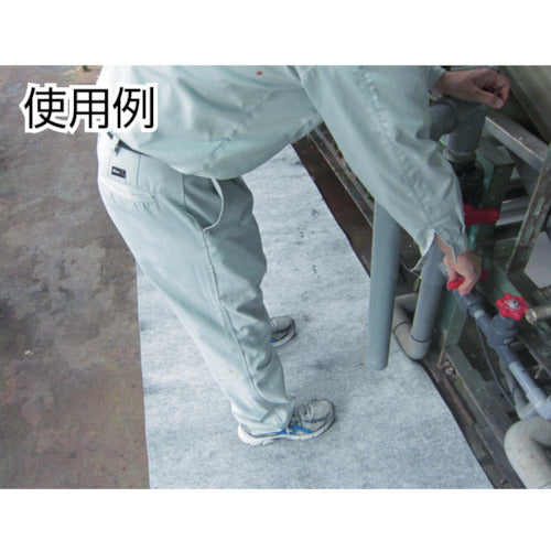 TRUSCO 吸油・吸水ロールマット 緑 幅900mmx25m TFGN-925 1 巻