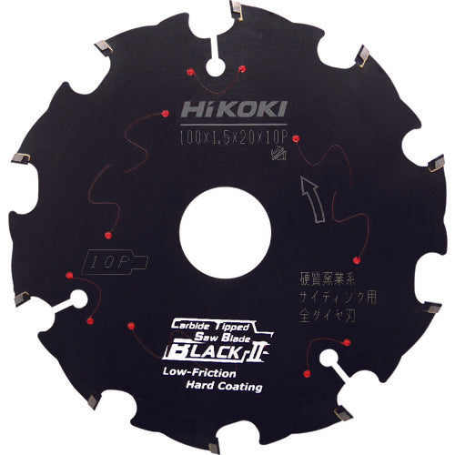 HiKOKI Super Tip Saw Full Diamond Black 2 100mm for Siding 0033-6994 1 piece