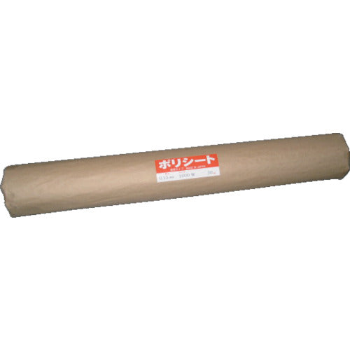 ワニ印 ポリシート 透明 厚み0.15MM×1000W(2000)×50M 004042 1 本