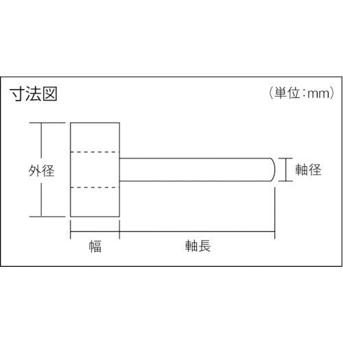 TRUSCO 薄型フラップホイール 40X5X6 #60 5個入 UF4005-60 1 箱
