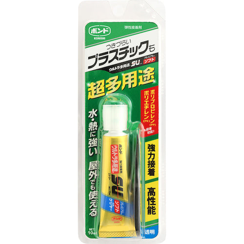 Konishi Bond Ultra Multi-Purpose SU Premium Soft 10ml Clear 05139 1 Bottle