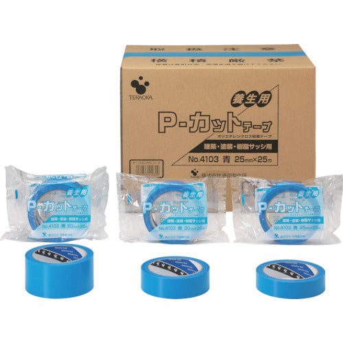 TERAOKA P-컷 테이프 NO. 4103 50mm×25M 파랑 4103 B-50X25 1권