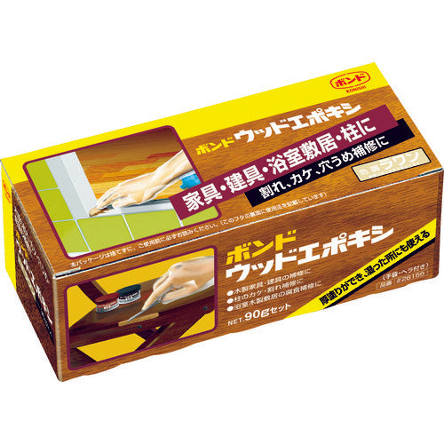 Konishi Wood Epoxy Lauan 90g Set 26156 1 S