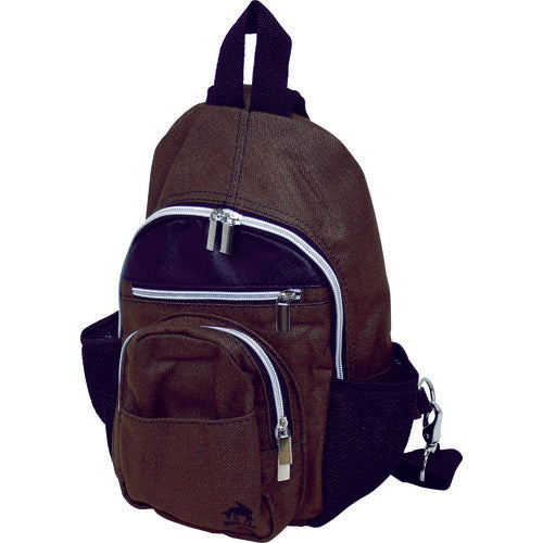 KH HUMHEMシリーズ ボディバック ブラウン HMBD02-BR 1 個