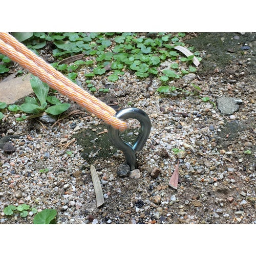 유타 카메이크 쇠장식 타입 칸아이형 8φ×250mm KG-16 1개