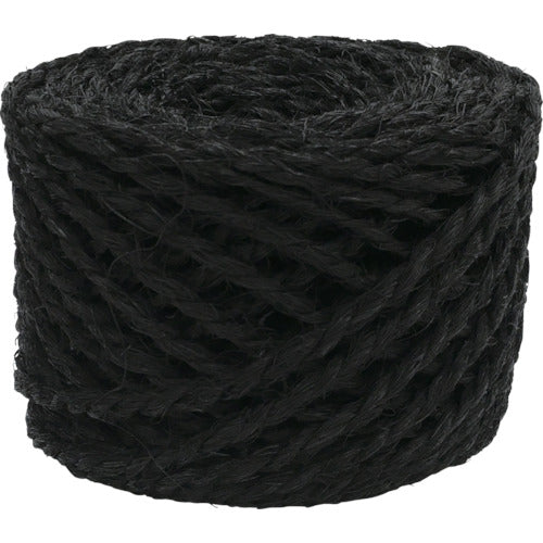 Yutakamake Packing String Palm Rope Ball Approx. 3mm x 50m Black M133-BK 1 Roll