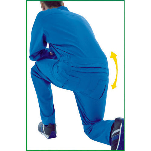 Midori Anzen Verdexcel T/C Antistatic Coveralls Blue M VE 413-M 1 Unit