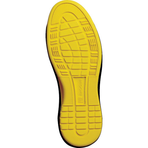 Midori Anzen Wide Resin Toe Cap Lightweight Sneakers Black/Yellow 22.5cm WPA110-BK/Y-22.5 1 Pair