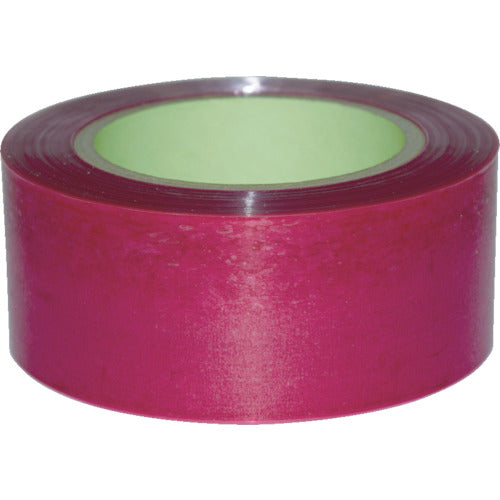 TRUSCO ストレッチフィルム 厚みμ20X幅50mmX長さ300m 赤 TSF-20-50R 1 巻