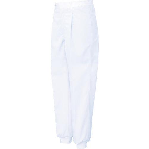 San-Ace Men's Mixed Elastic Side and Hem Jersey Pants, Medium, White, FX70976J-M-C11, 1 Unit