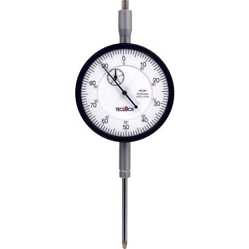 Tecrock Large Dial Gauge Measurement Range 0-50mm KM-155 1 pc