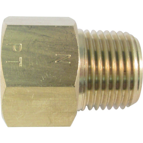 ASOH Brass conversion socket, external NPT1/2 x internal PT1/2, NF-3144R, 1 piece