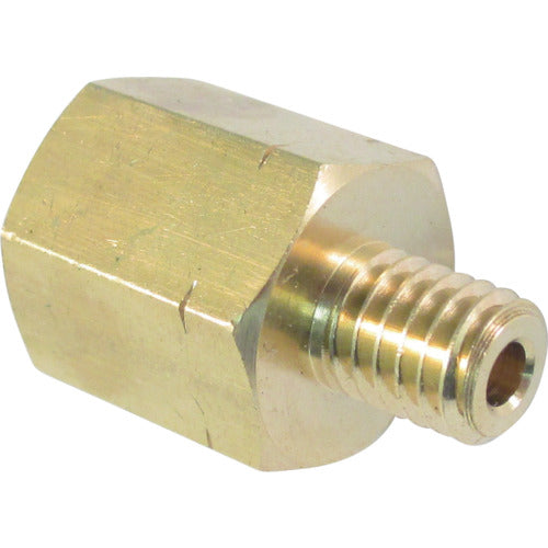 ASOH Brass conversion socket, external M6 (P1.0) x internal PT1/8 NF-3611R, 1 piece