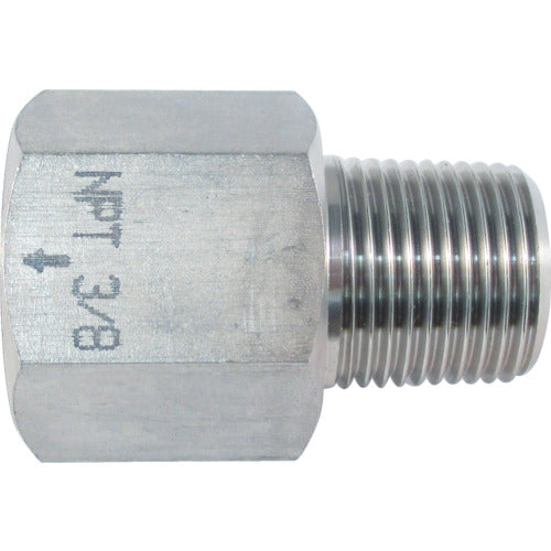 ASOH ステンレス製 変換内外ソケット 外PT3/8×内NPT3/8 NF-8333 1 個