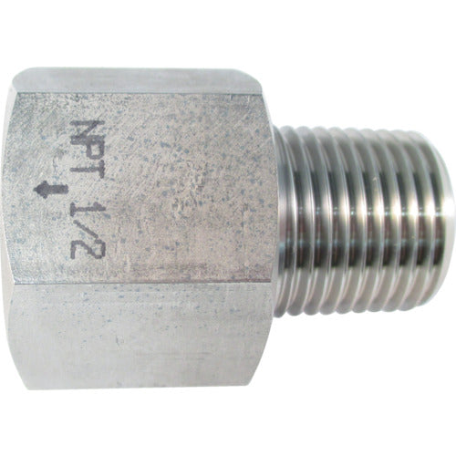ASOH ステンレス製 変換内外ソケット 外PT1/2×内NPT1/2 NF-8344 1 個