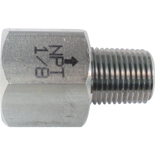 ASOH ステンレス製 変換内外ソケット 外NPT1/8×内PT1/8 NF-8411 1 個
