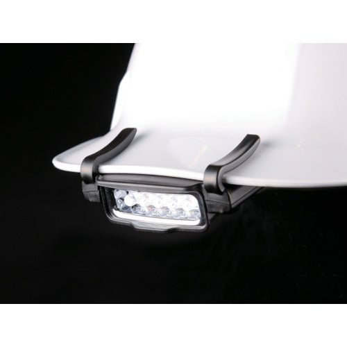 トーヨーセフティ ヘルメット取付用バイザーライト NO.47DX 1 個