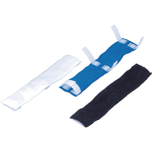 토요 세프티 헬멧 장착식 땀 제거 데코팟 블랙 타월지 NO.67-BK 1개