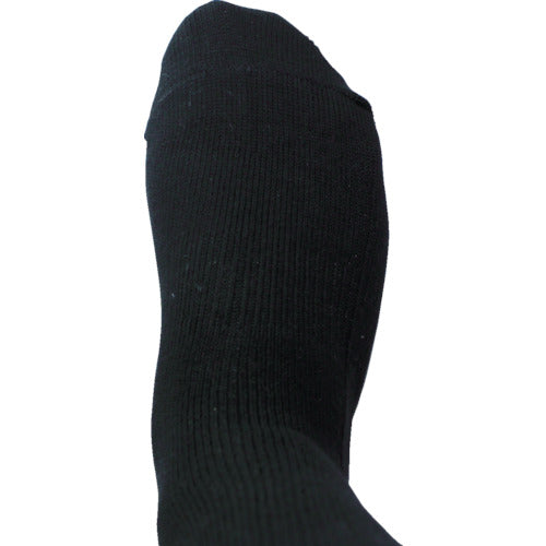 Otafuku Strong Socks, Bottom Strength Type, Black, Round Toe, Set of 2 Pairs, S-853, 1 PK