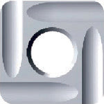 후지모토 페이스 가공용 N타입 정밀급 칩 초경 M종 NK2020 N43GUR 12개