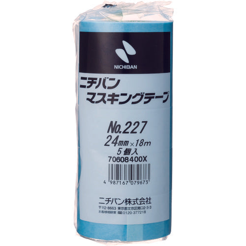 Nichiban Masking Tape 227H-24 24mm x 18m (5 rolls) 227H-24 1 PK