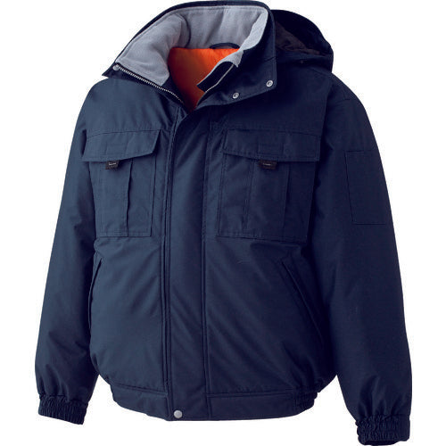 미도리 안전 극한 방수 방한 블루존 네이비 LL M4097-UE-LL 1 착용