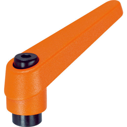 TRUSCO クランプレバー オレンジ メネジ M5 TCFR-5 1 個