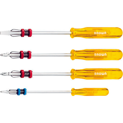 BROWN Screw Catch Driver Set D-12SET 1 S