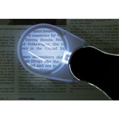 TRUSCO LED Slide Pocket Magnifier Lens Size 45mm 3x TSPL-45 1 pc