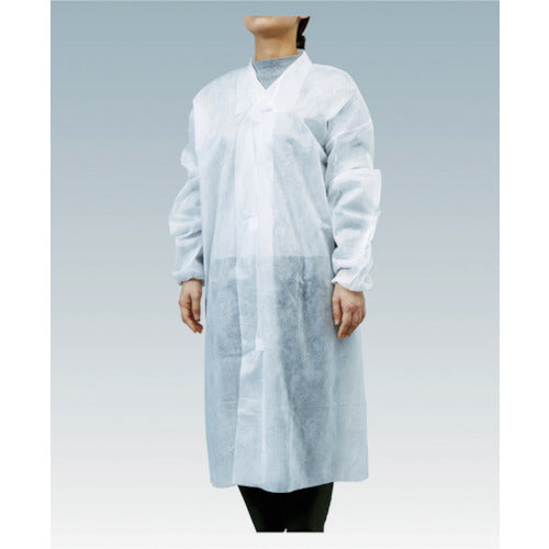 TRUSCO 【매진 폐번】 부직포 일회용 백의 LL 사이즈 (10 입고) TDRM-LL 1 봉투