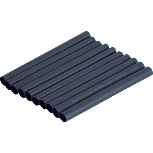 TRUSCO adhesive heat shrink tube, shrink ratio 3:1, 10 pieces, TRPW4.8-1.5-10, 1 bag