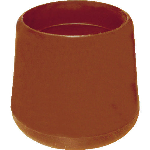 TRUSCO イス脚キャップ 12.7mm 茶 4個組 TRRCC127-BR 1 袋