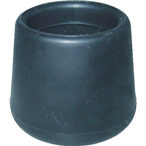 TRUSCO Chair Leg Cap 22mm Black Set of 4 TRRCC22-BK 1 bag