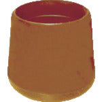 TRUSCO イス脚キャップ 25.4mm 茶 4個組 TRRCC254-BR 1 袋