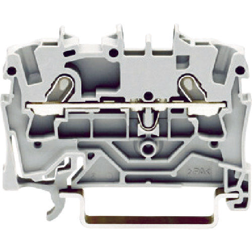 WAGO 스프링식 중계 단자대 2001 시리즈 2선식용 그레이색 2001-1201-PK 1개