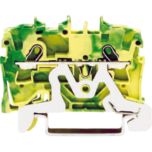 WAGO 스프링식 중계 단자대 2001 시리즈 2선식용 어스용 2001-1207-PK 1개