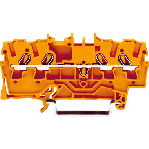 WAGO Spring Type Relay Terminal Block 2002 Series 4-Wire Type Orange 2002-1402-PK 1 Piece