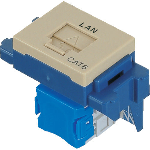 Panasonic 【매진 폐번】 꽉 시리즈 정보 모듈 잭 CAT5E 매립형 이휴 휴색 NR3160G 1 개