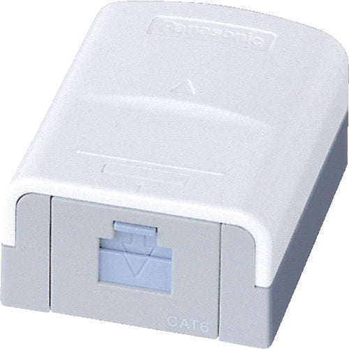 Panasonic Goods Series Information Modular Jack CAT5E Exposed 1 Port NR3161 1 Piece