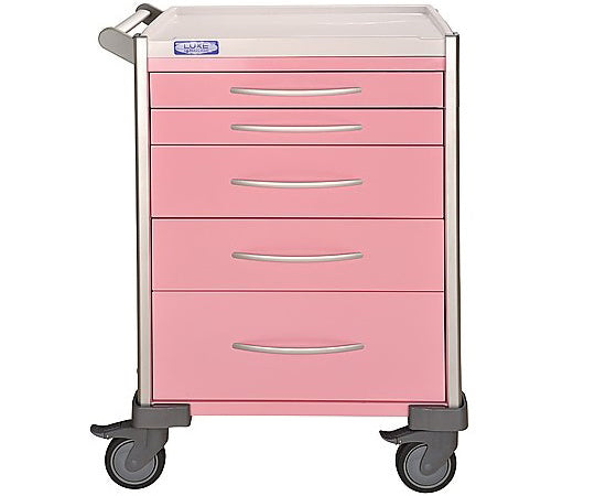 소아과용 카트(LUXE) 핑크(무지) 690×540×930mm LX34PRO-P 1대