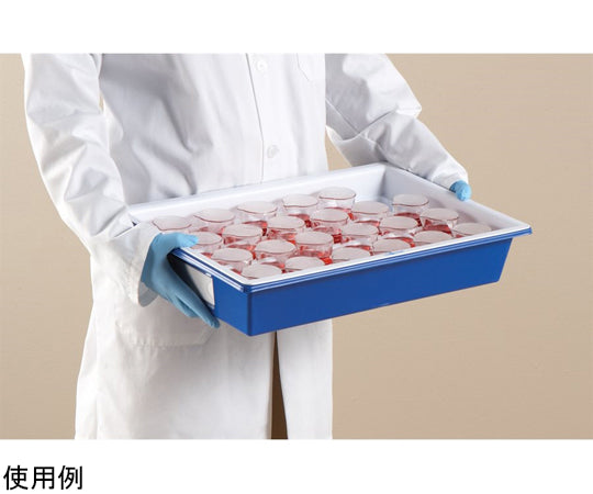 DropletTM Sample Storage Tray Polystyrene Blue/White 120172 1개