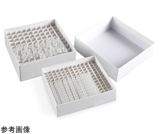 Cardboard Cryogenic Freezer Box 0.2mL Tube White 1箱(10個入) 120220 1箱(10個入)