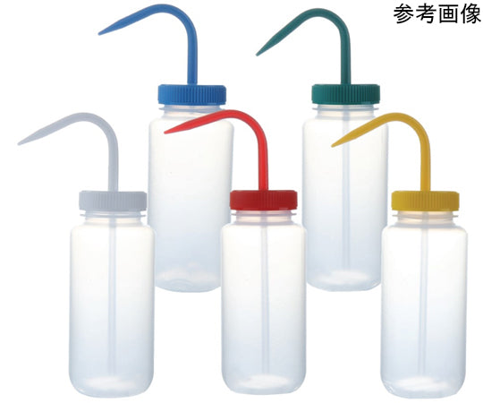 Wash Bottles Color Coded Wide Mouth 500mL Clear/Red 1 box (6 pieces) 120246 1 box (6 pieces)